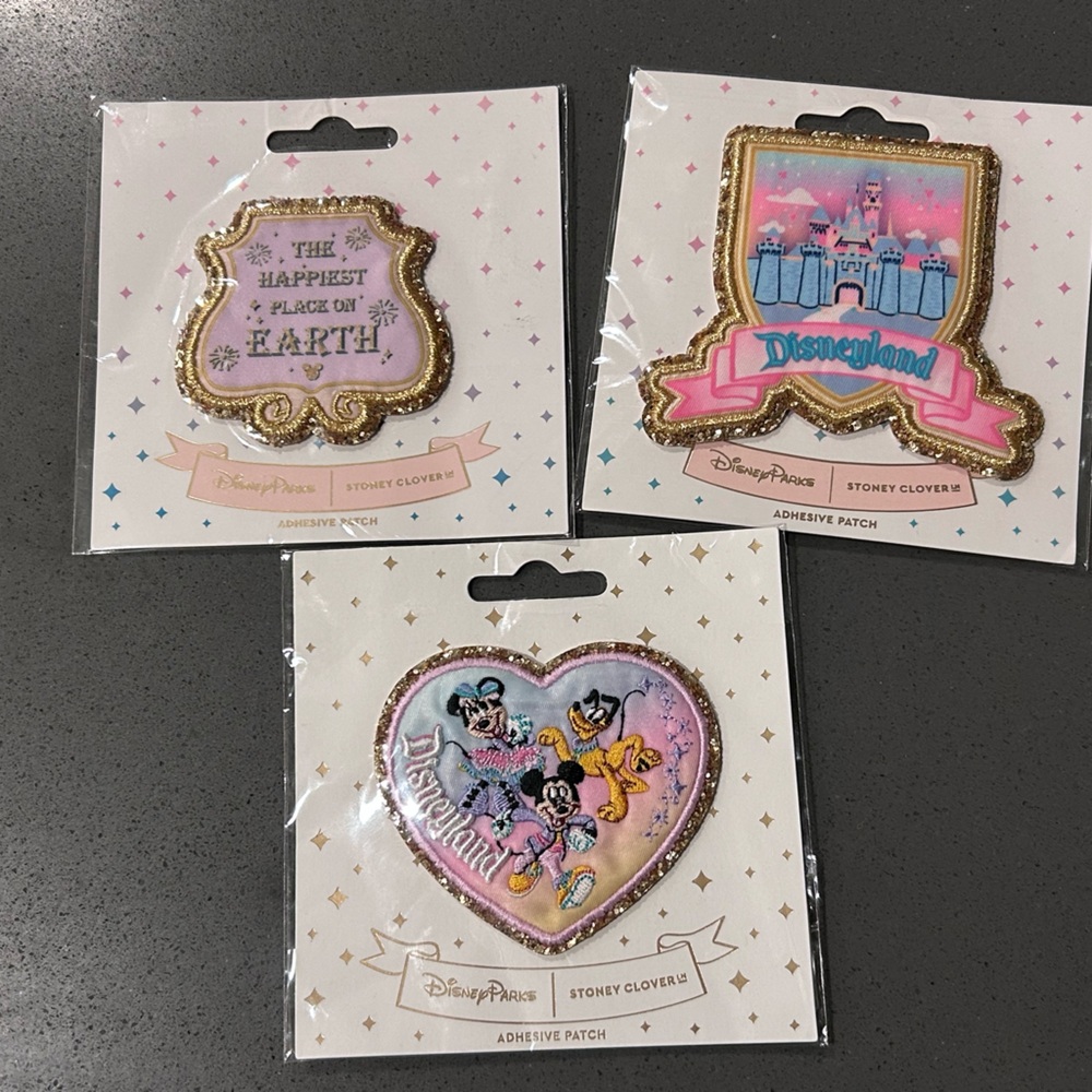 NWT Disney x Stoney patches bundle